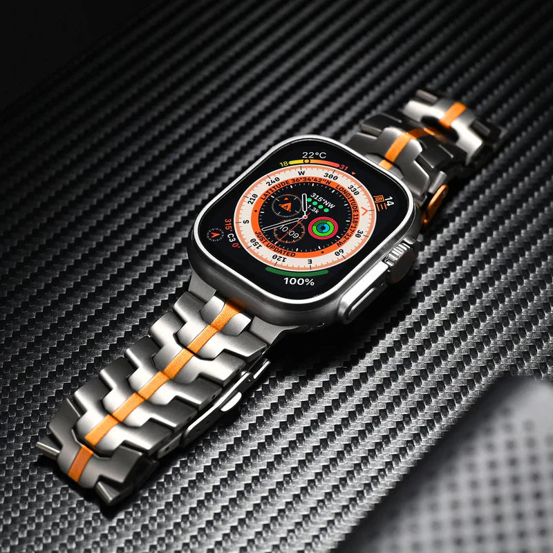 Highland Stainless Steel Apple Watch Band
