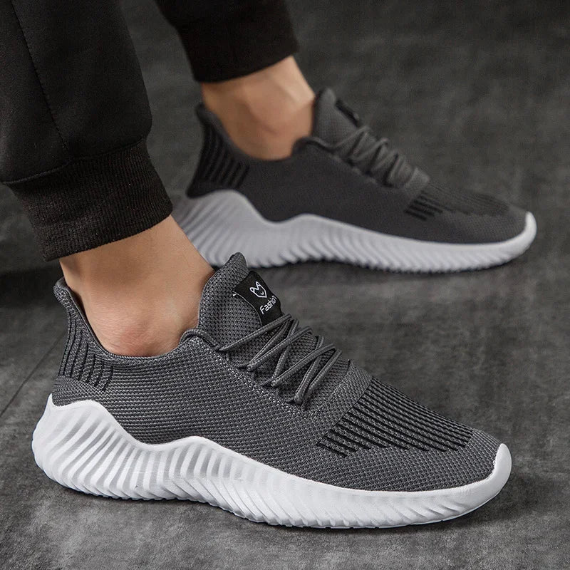 Logan Pierce Knit Flex Sneakers