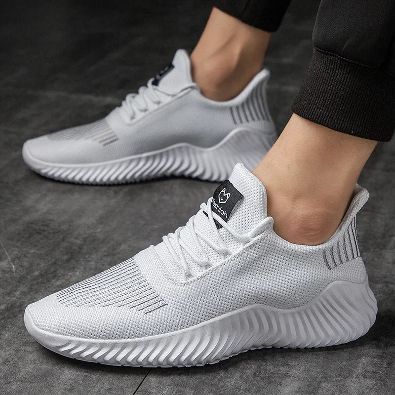 Logan Pierce Knit Flex Sneakers