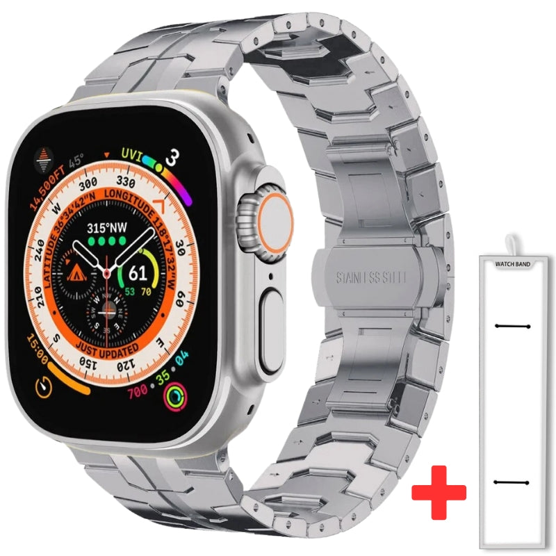 Highland Stainless Steel Apple Watch Band
