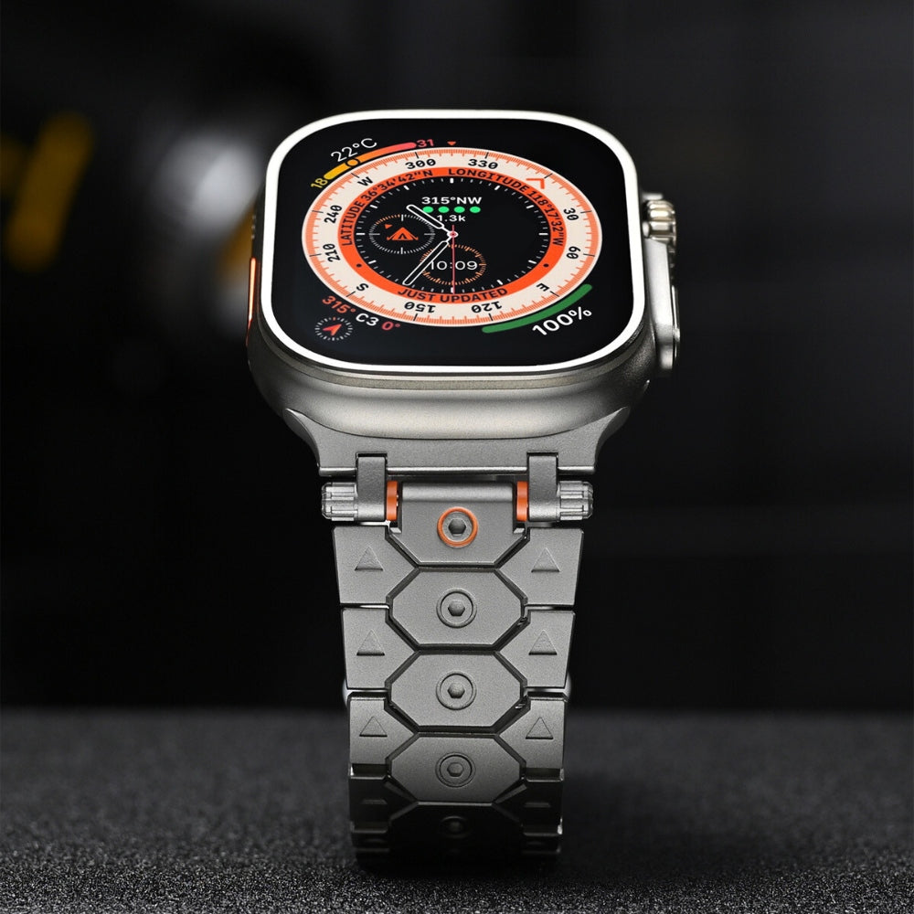 CLAIRS TITANIUM APPLE WATCH BAND