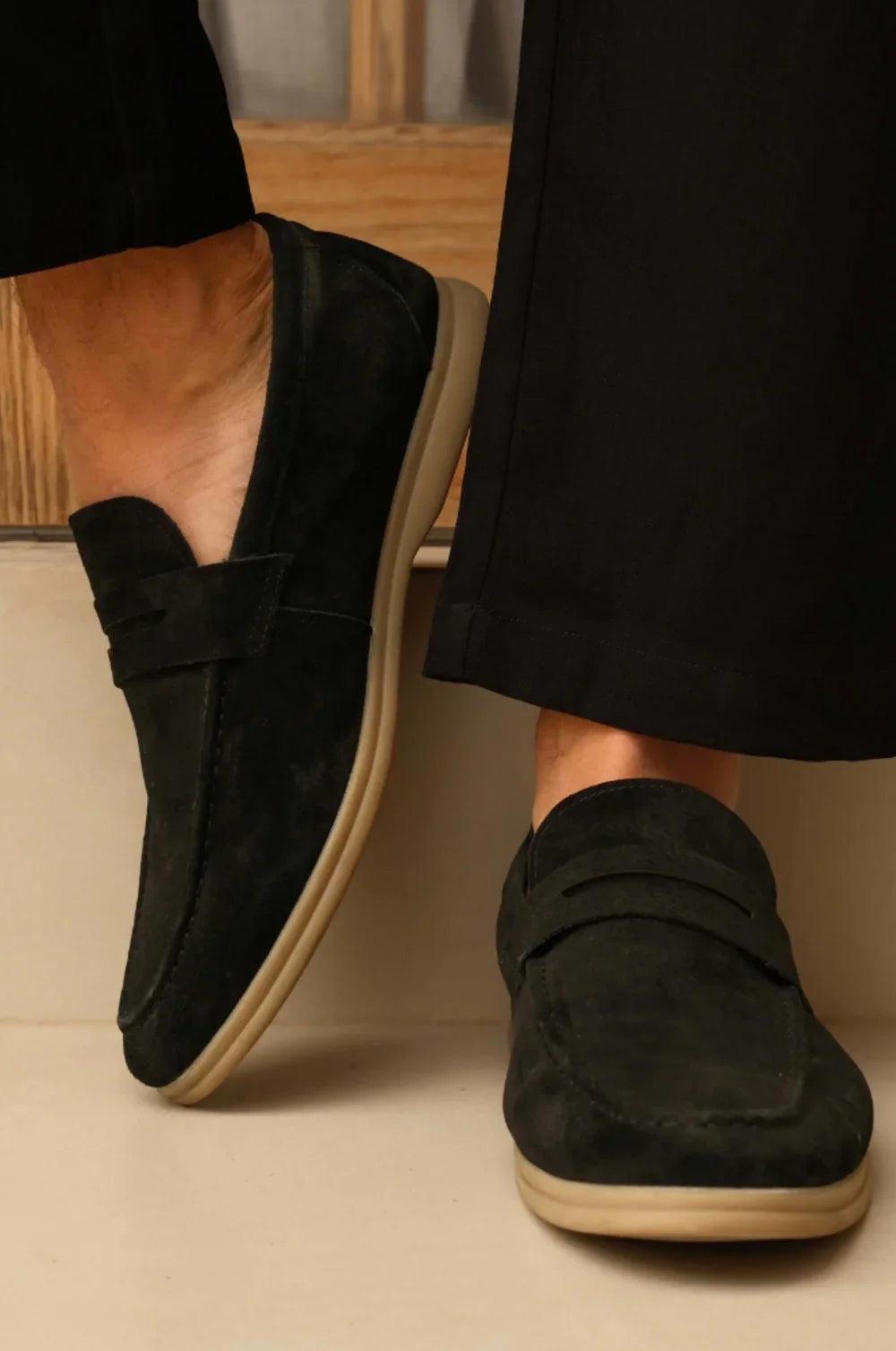 MARBELLA Suede Leather Loafers