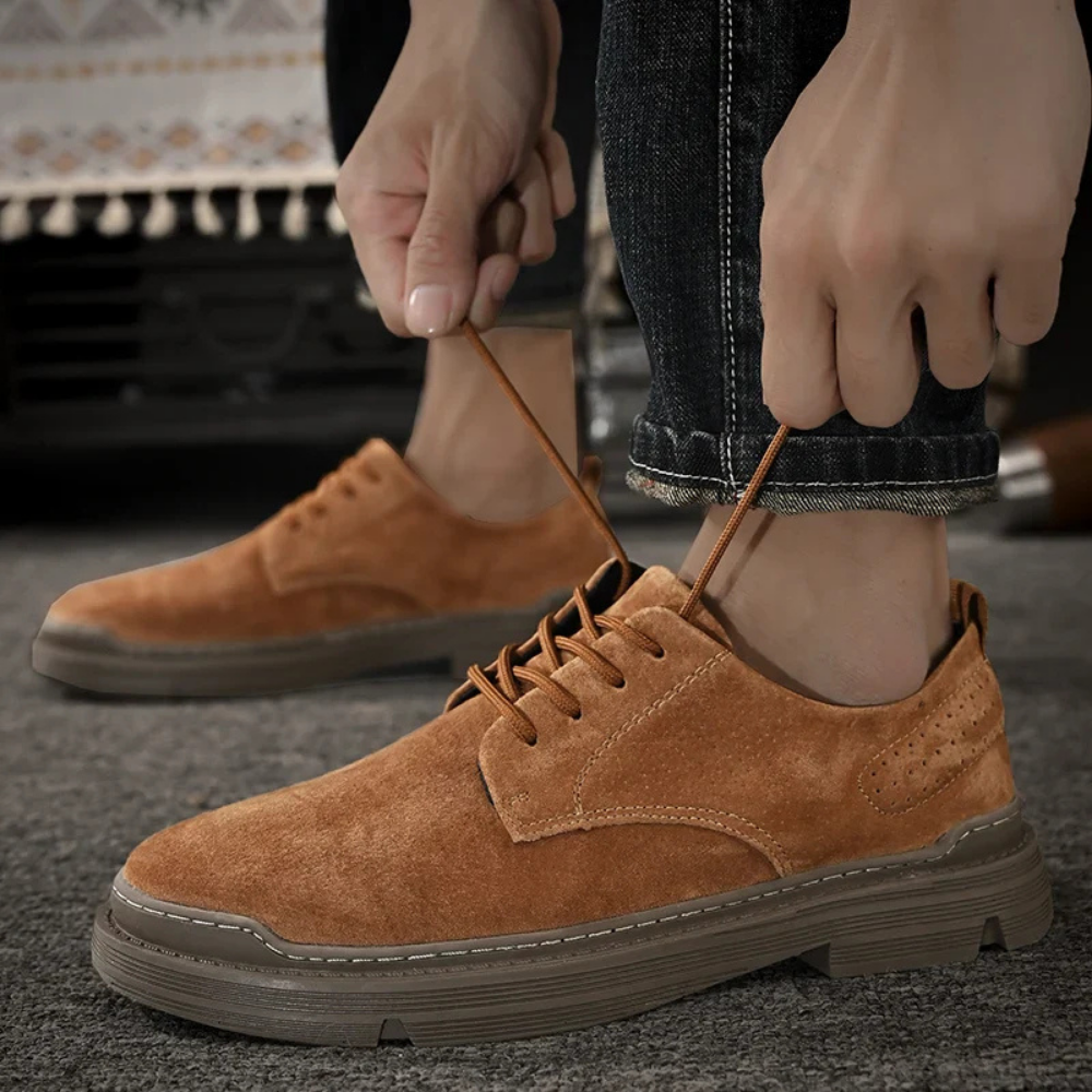 Renzo Suede Derby Shoes