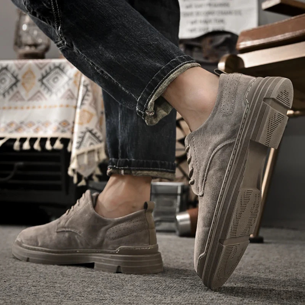 Renzo Suede Derby Shoes