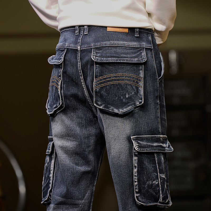 Hunter Pierce Denim Cargo Pants