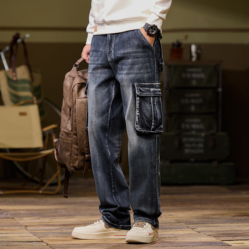 Hunter Pierce Denim Cargo Pants