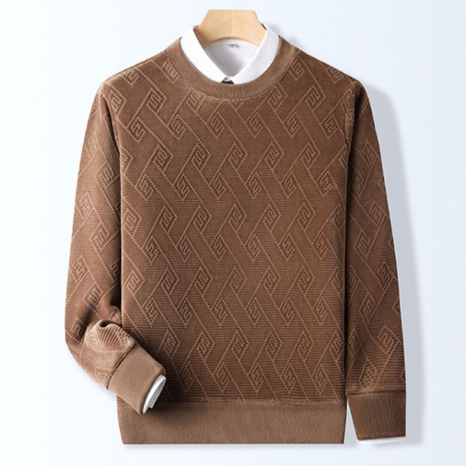 Ethan Cole Textured Knit Sweater