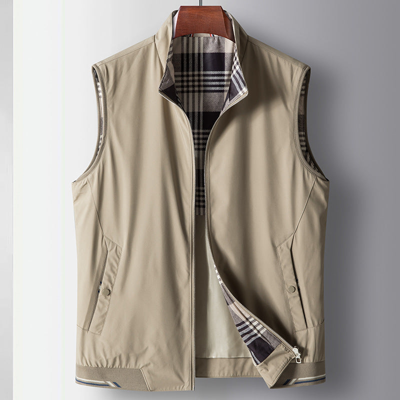 Dan Anthony Plaid Vest