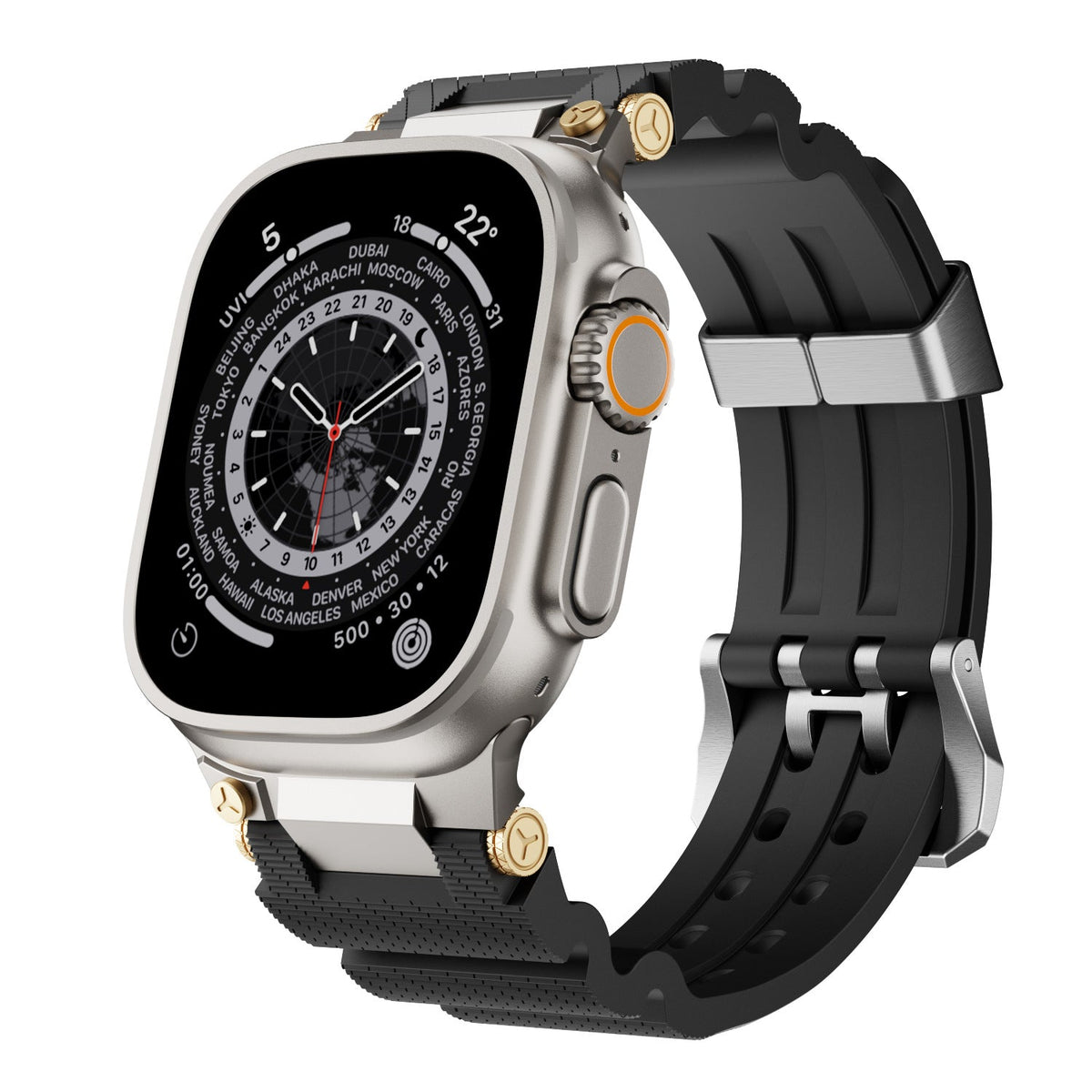 Renzo Nomad Silicone Apple Watch Band