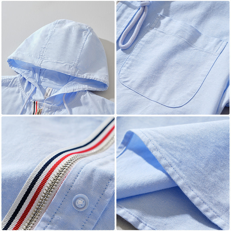 Liam Turner Hooded Cotton Shirt