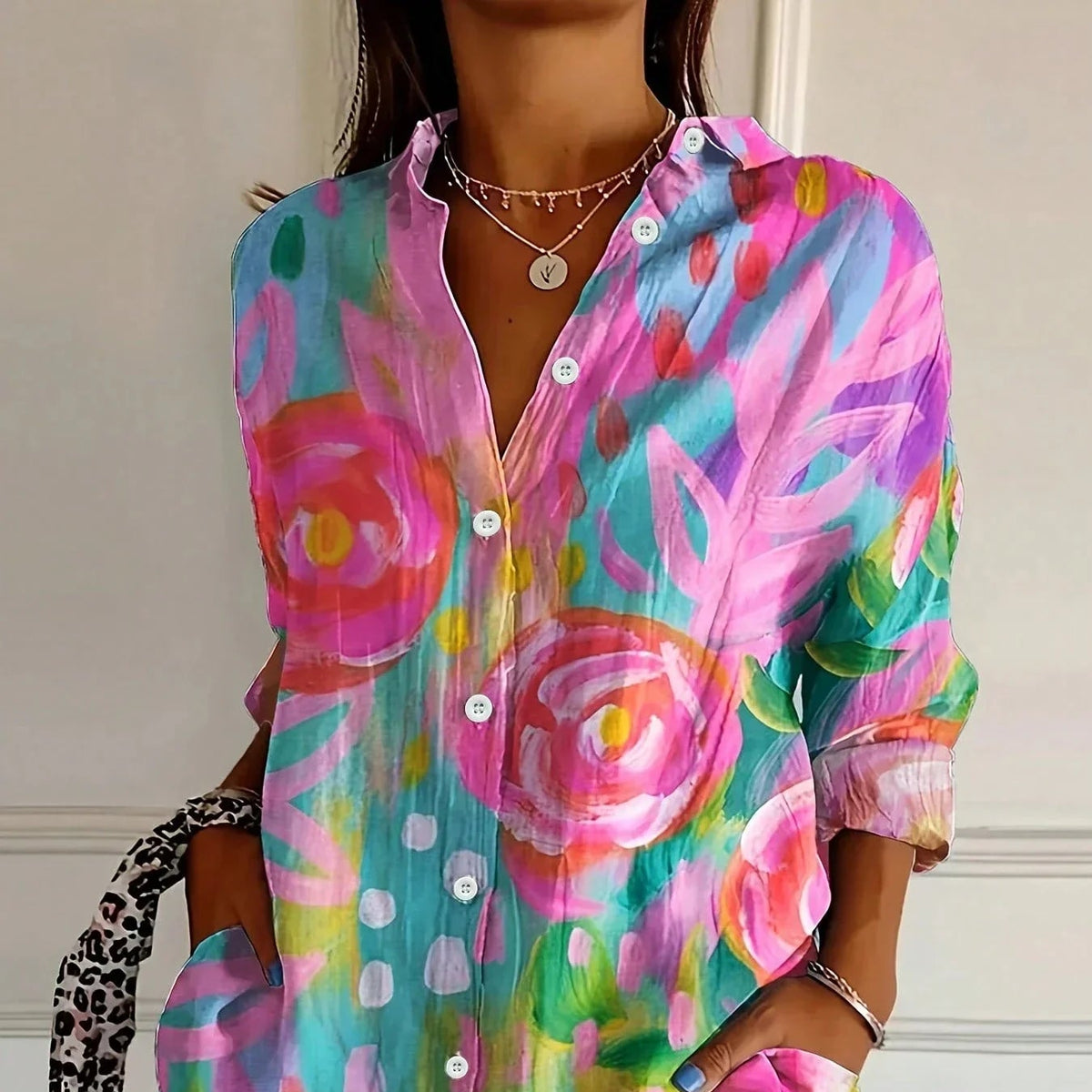 Ruby Playful Print Relaxed Blouse