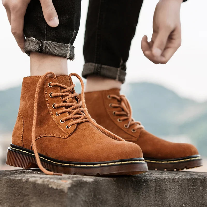 Montreal Suede Leather Boots