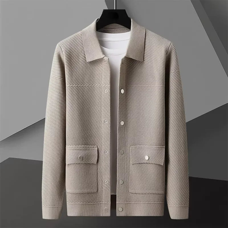 Graham Wells Textured Knit Cardigan