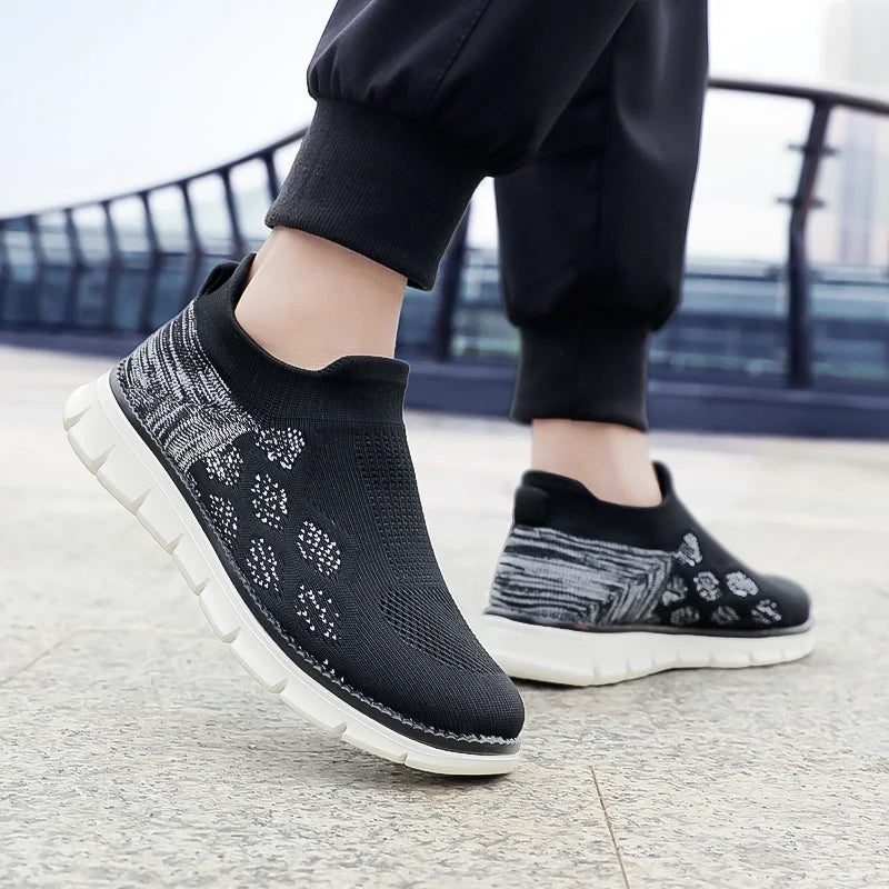 Logan Pierce Knit Sneakers