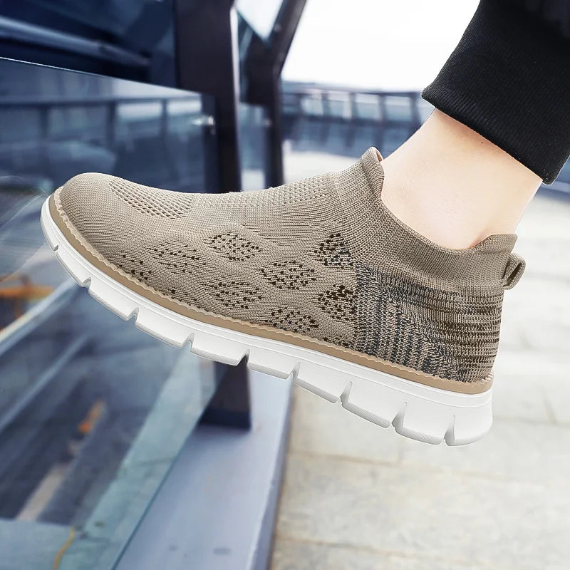 Logan Pierce Knit Sneakers