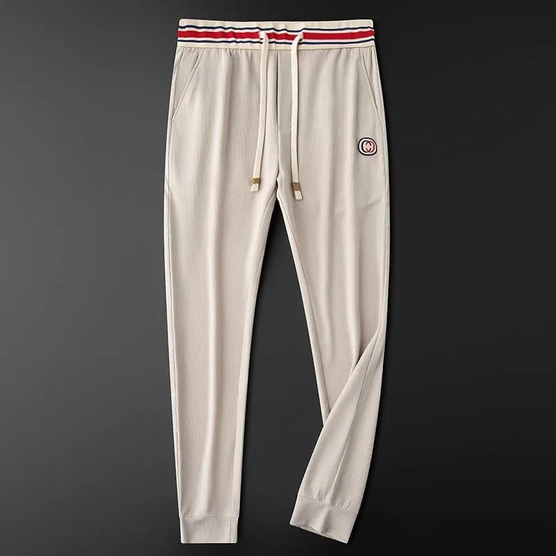 Ethan Cole Striped Rib Joggers