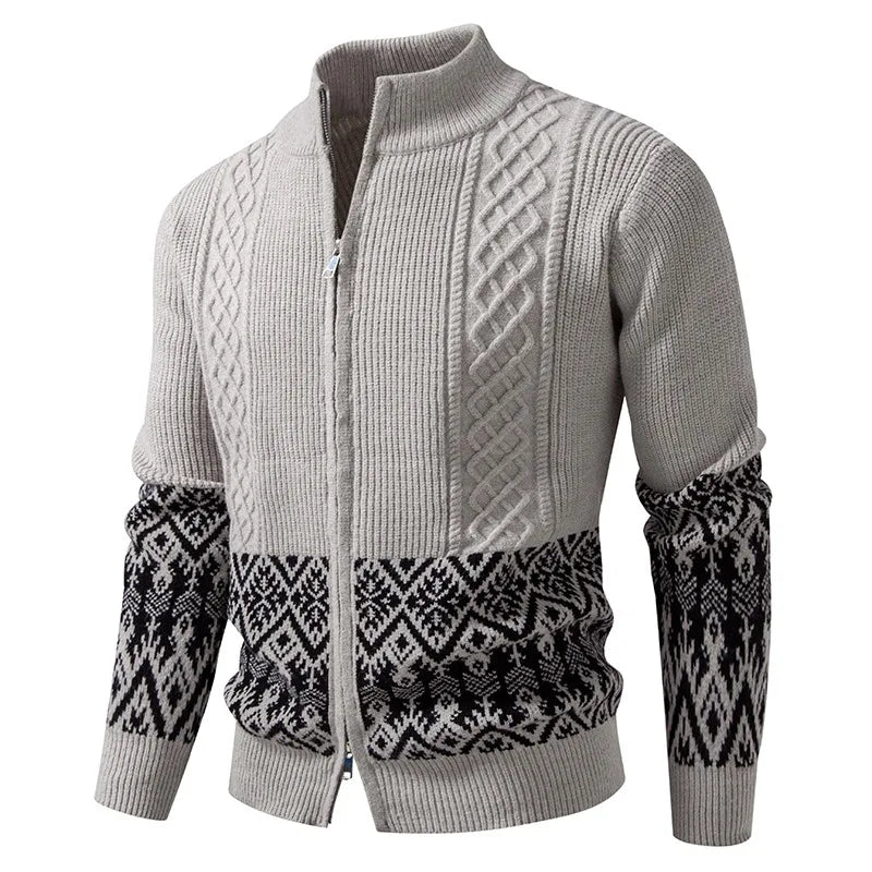 Cole Archer Nordic Zip Sweater