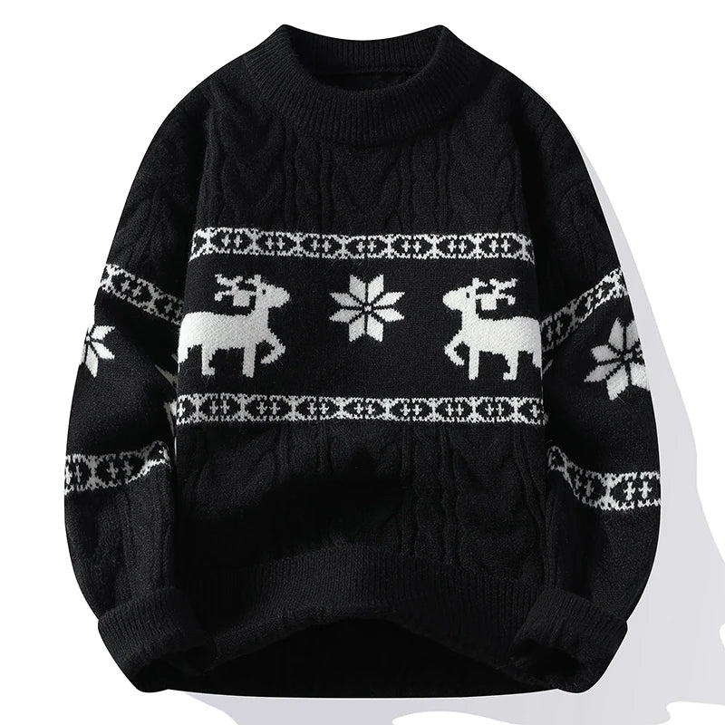 Noel Crest Knit Sweater