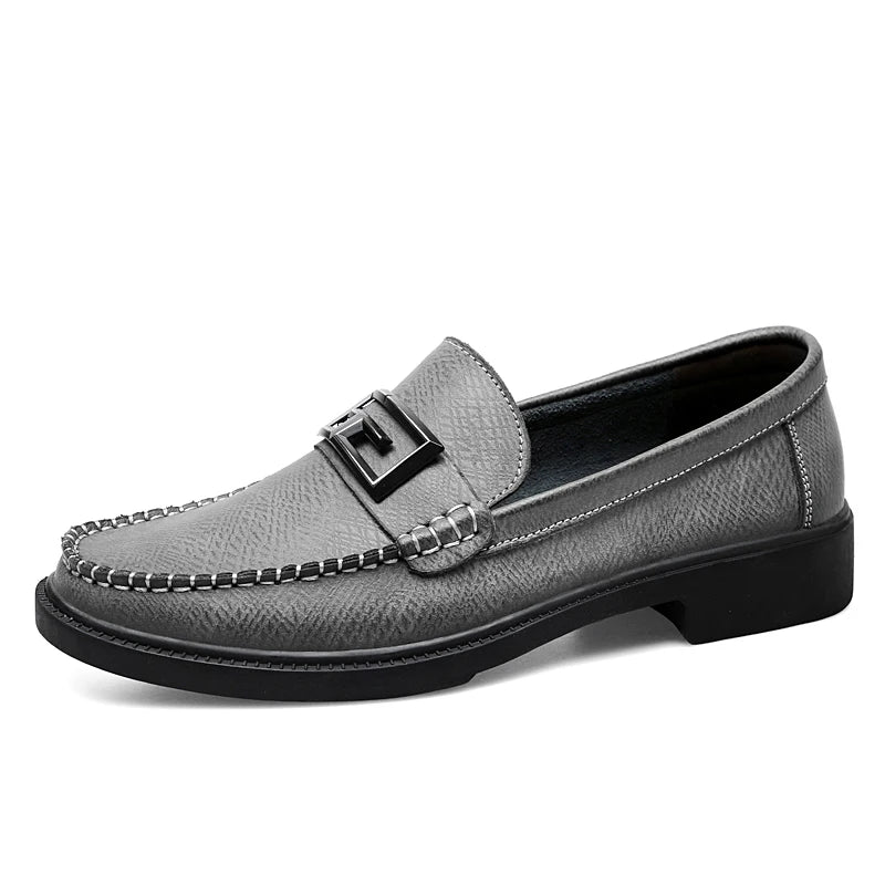 Logan Pierce Textured Leather Loafer