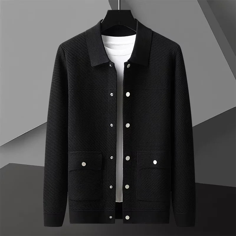 Graham Wells Textured Knit Cardigan