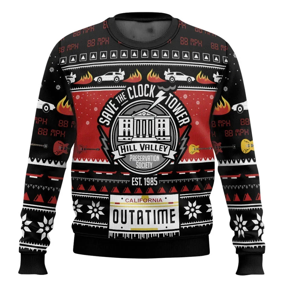 Retro Back To The Future Sweater