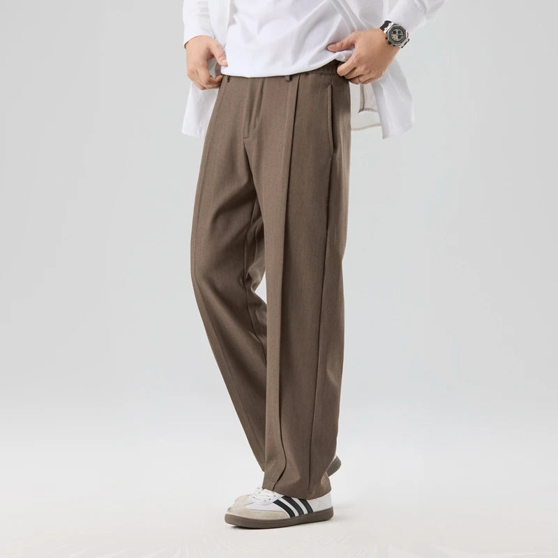 Sebastian Clarke Twill Draped Trousers