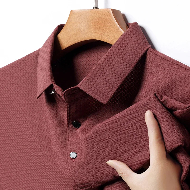 Caleb Morgan Textured Polo