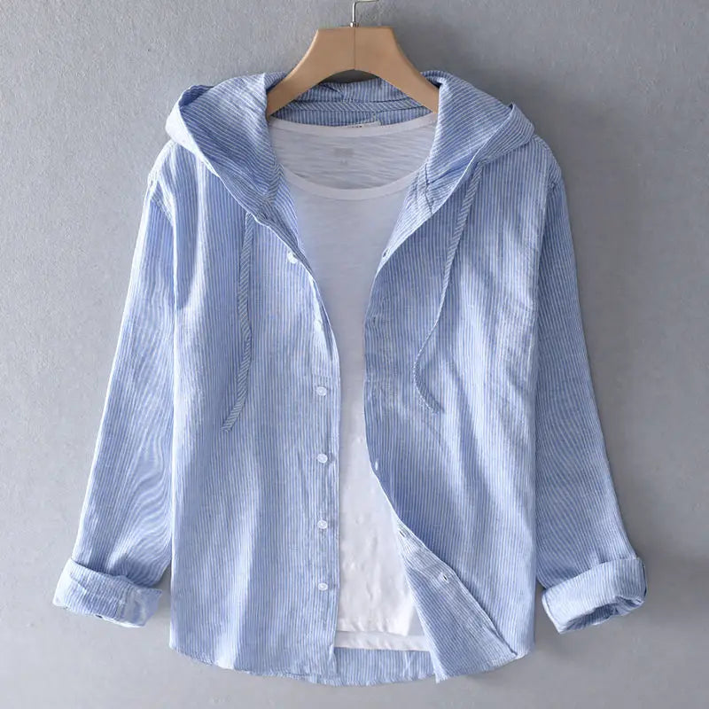 Hannah Clay Linen Hoodie