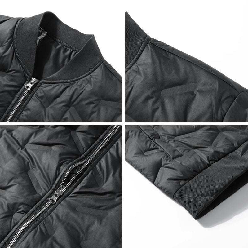 Massimo Quilted Bomber Jacket