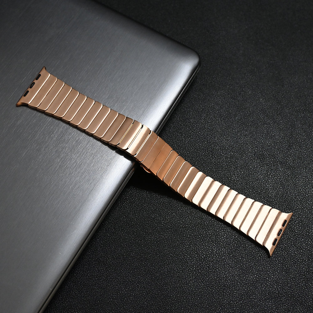 Renzo Stainless Steel Link Apple Watch Band
