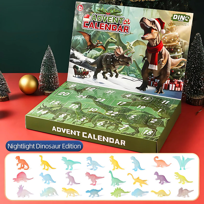 Dino Advent Calendar 2026 with 24 Roaring Dinosaur Surprises Holiday Countdown for Kids_4