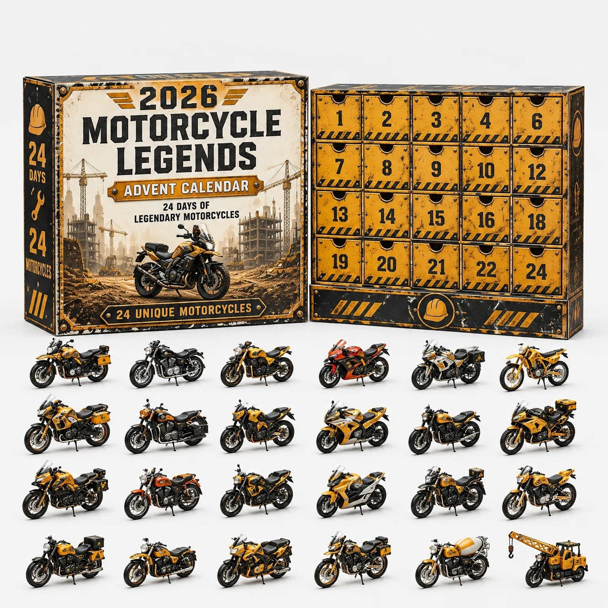 Car Advent Calendar 2026 with 24 Diecast Model Vehicles Holiday Countdown Gift for Car Lovers_6