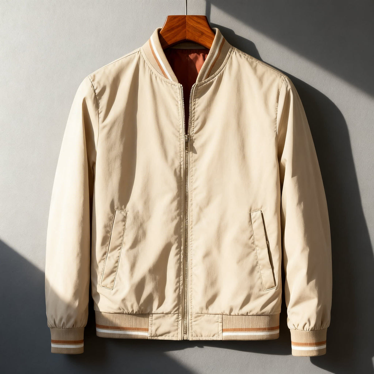 Brendan Lightweight Water Resistant Bomber Jacket_8