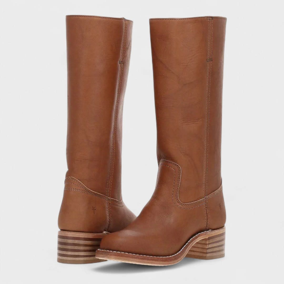 Lexi Leather Block Heel Riding Boots_5