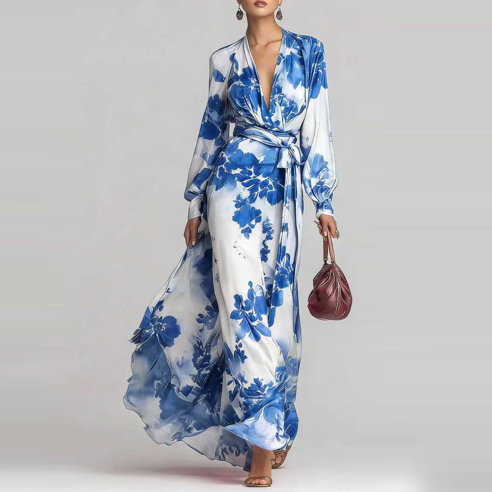Encarna Floral Wrap Maxi Dress_2