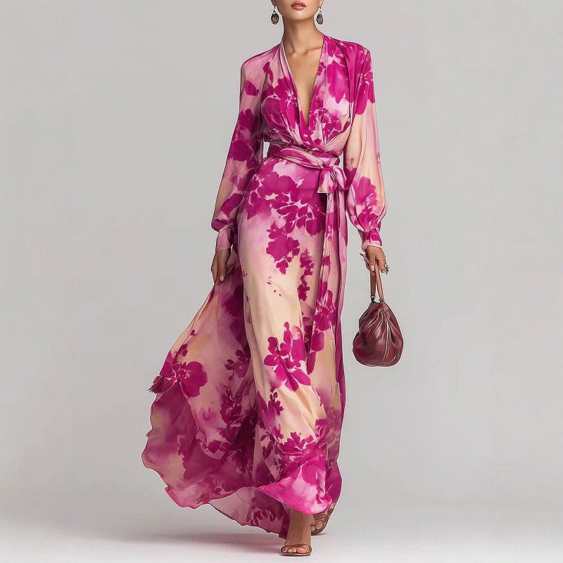 Encarna Floral Wrap Maxi Dress_4