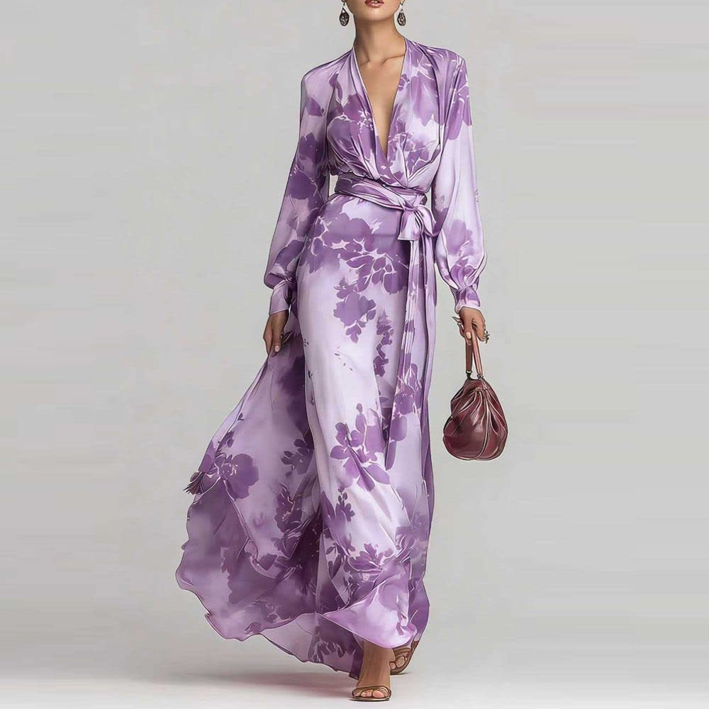 Encarna Floral Wrap Maxi Dress_6