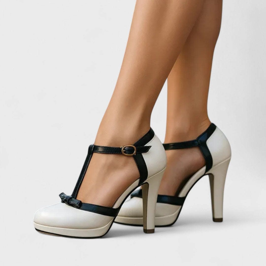 Harriet Bow T-Strap Platform Heels_2