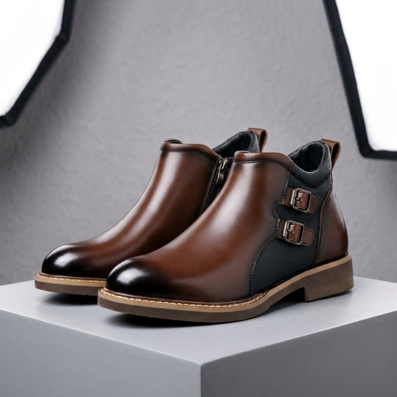 Harvey Waterproof Leather Ankle Boots_1