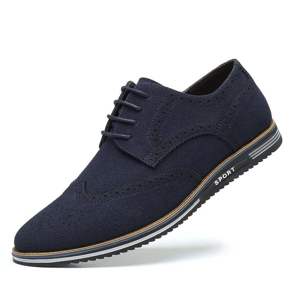 Wilson Suede Lace Up Derby Shoes_2
