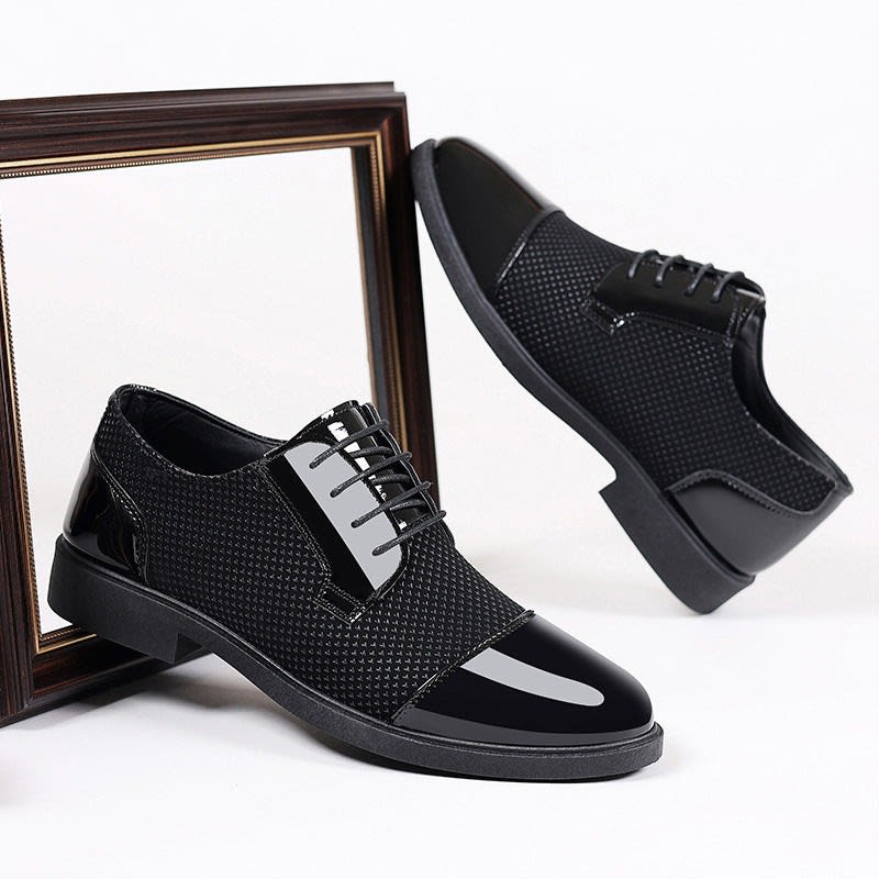 Theodore Breathable Cap Toe Dress Shoes_5
