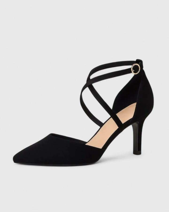 Marina Crisscross Strap Stiletto Pumps_3
