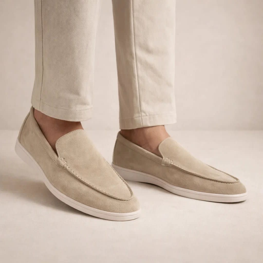 Robert Suede Moccasin Loafers_3