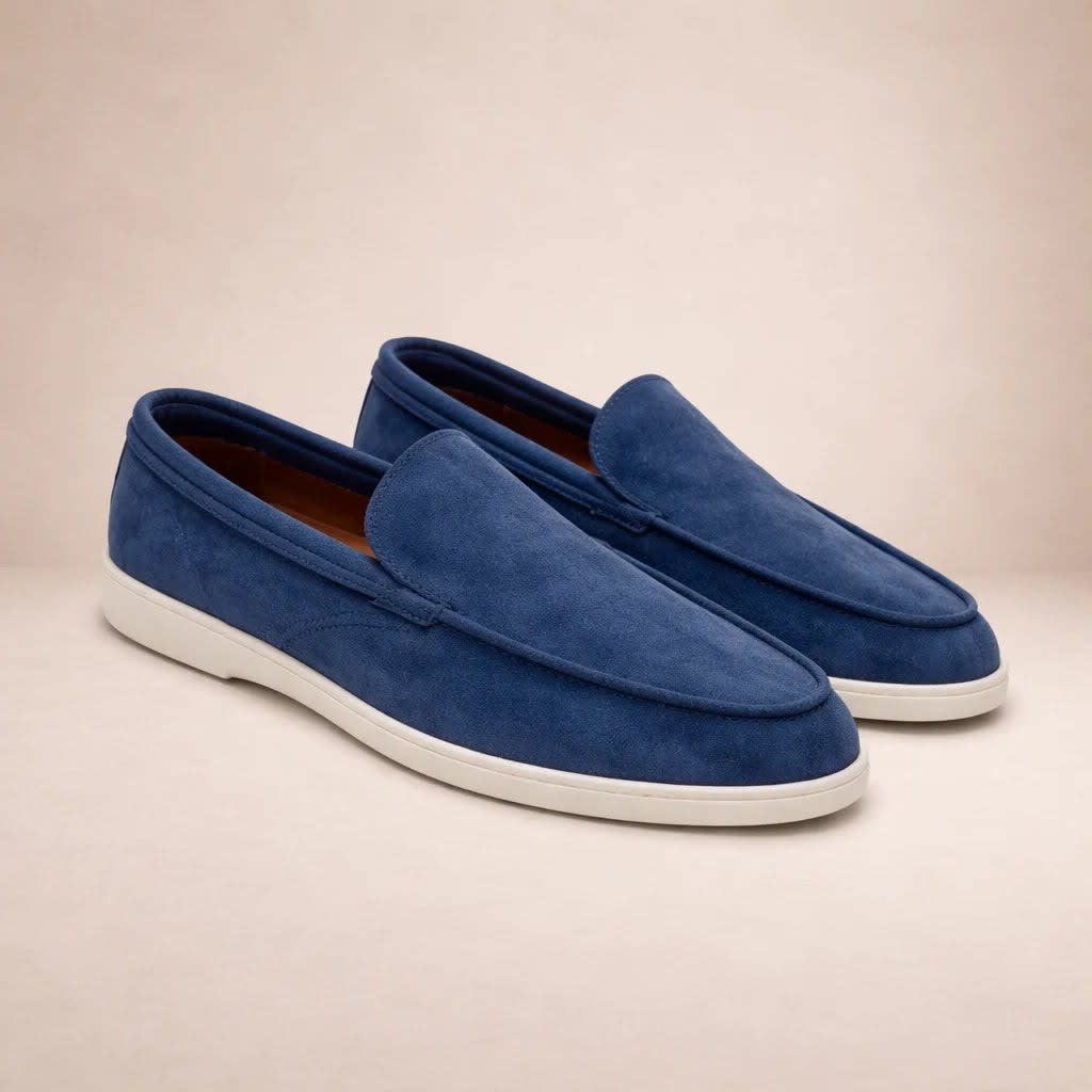 Robert Suede Moccasin Loafers_6