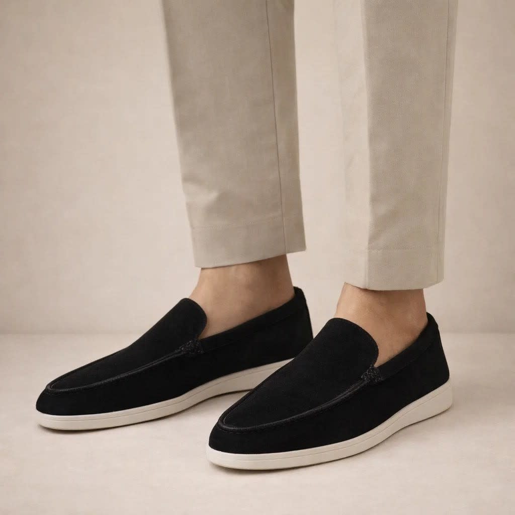 Robert Suede Moccasin Loafers_9