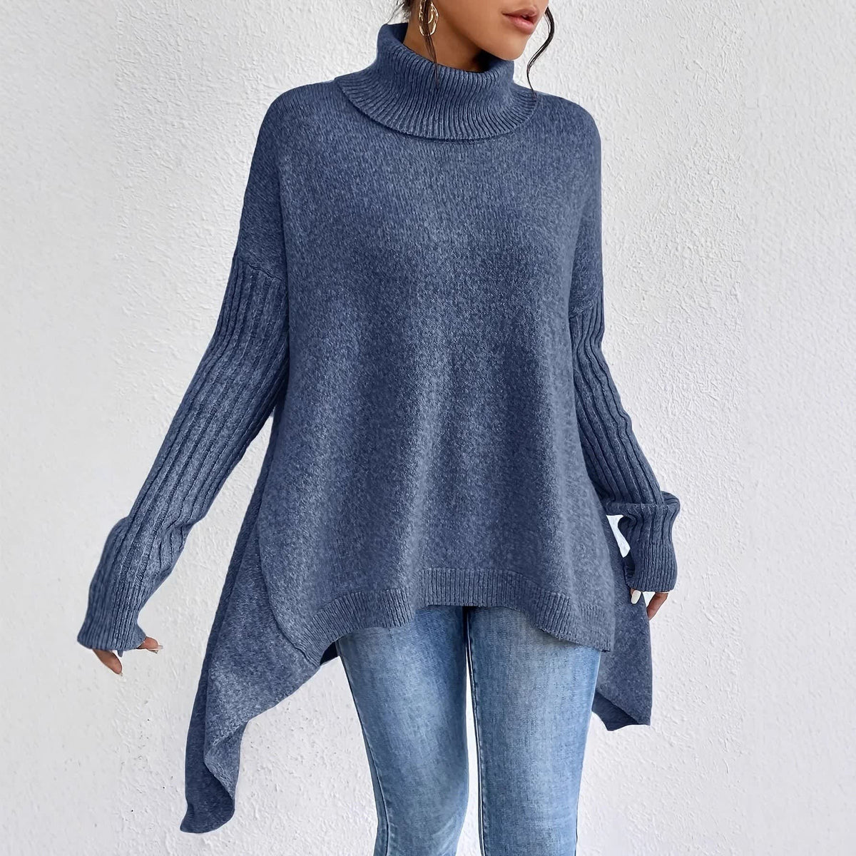 Solveig Oversized Turtleneck Sweater_6