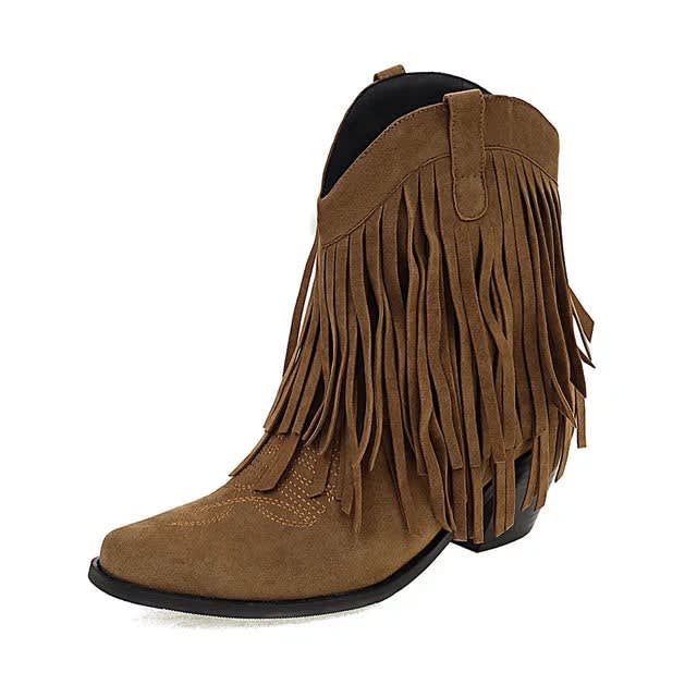 Moriah Fringe Western Cowboy Boots_4