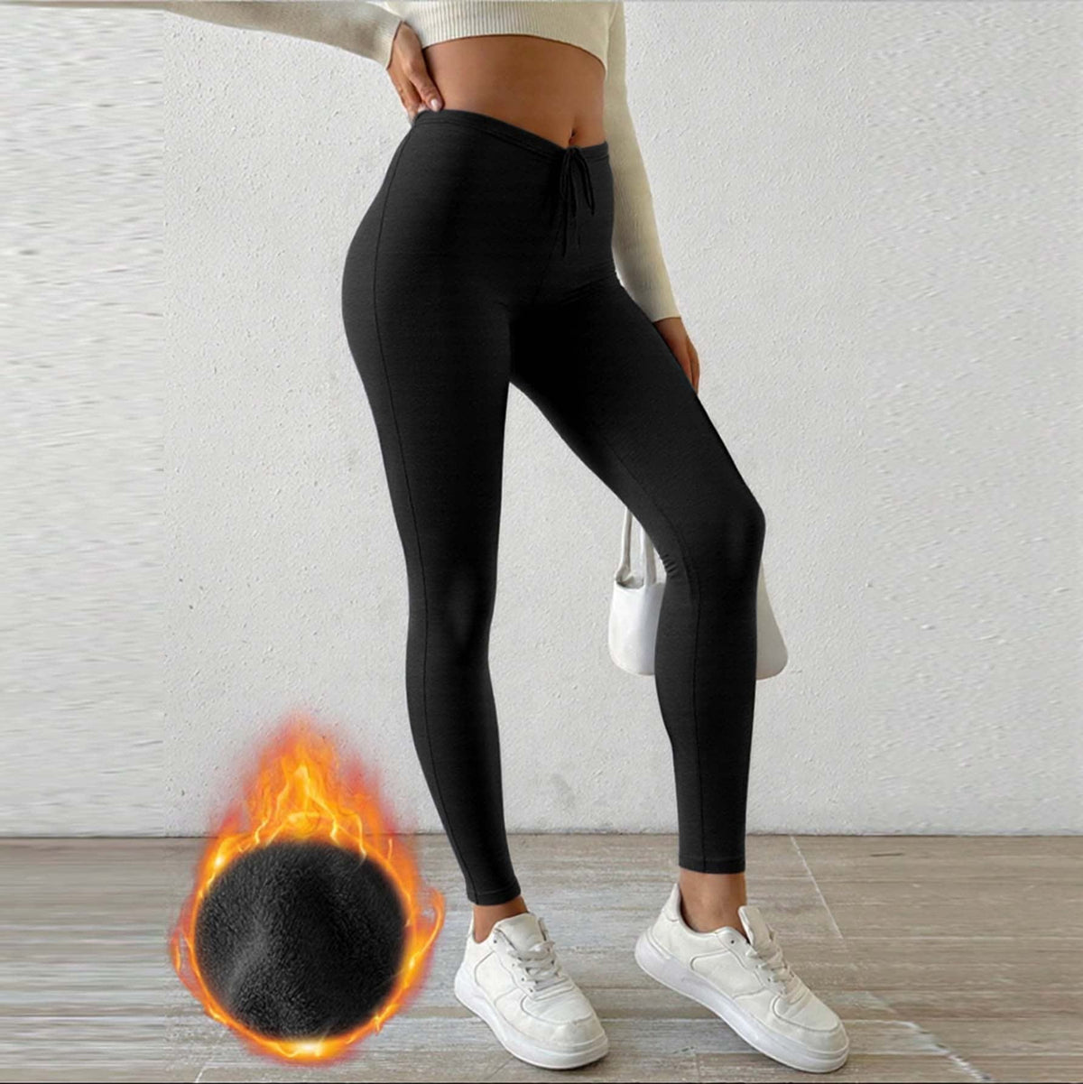 Francine High Waisted Fleece Lined Leggings_2