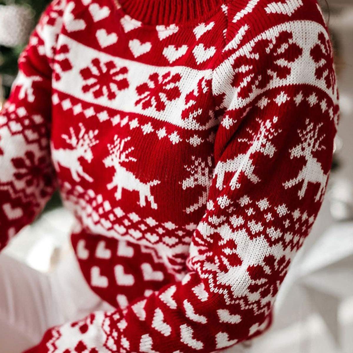 Joy Heart Fair Isle Christmas Sweater_3