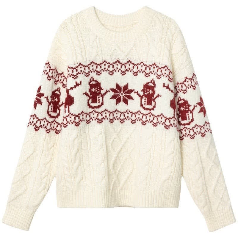 Gracie Cable Knit Christmas Sweater_5